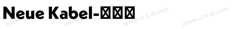 Neue Kabel字体转换